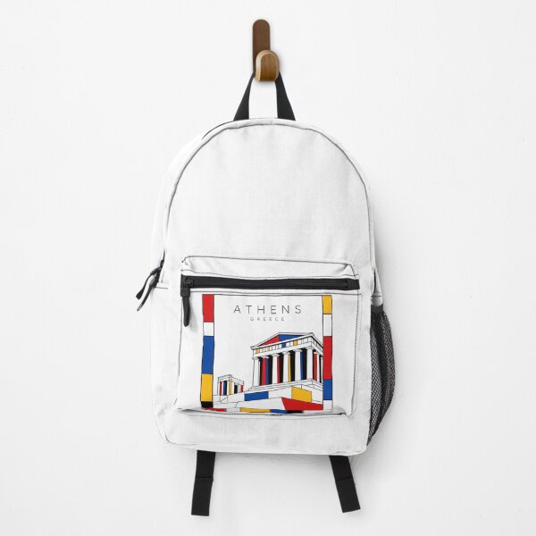 Item preview, Athens Mondrian style poster 3D designed and sold by CMYKStudio.
