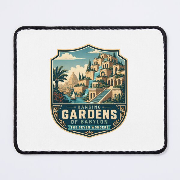 Item preview, Hanging Gardens Of Babylon The Seven Wonders Ancient History Lover designed and sold by Simsimah26Parks.