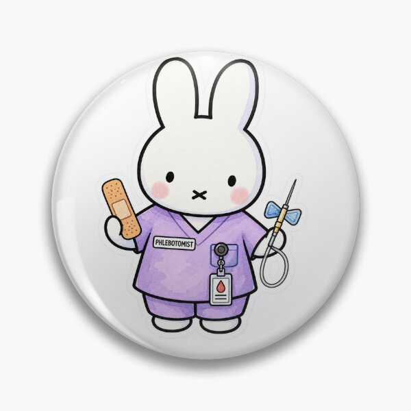 Item preview, phlebotomist miffy  designed and sold by Jadedoodle.