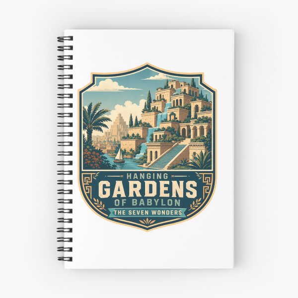 Item preview, Hanging Gardens Of Babylon The Seven Wonders Ancient History Lover designed and sold by Simsimah26Parks.
