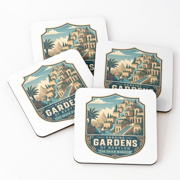 Item preview, Hanging Gardens Of Babylon The Seven Wonders Ancient History Lover designed and sold by Simsimah26Parks.
