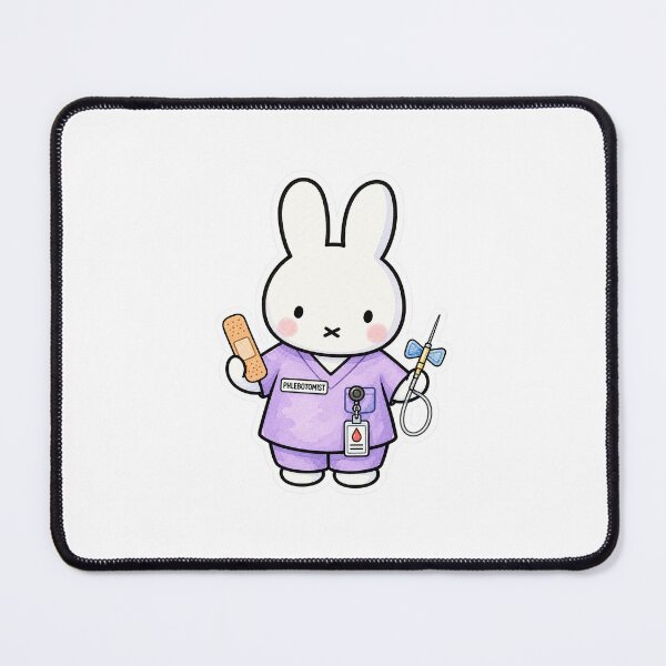 Item preview, phlebotomist miffy designed and sold by Jadedoodle.