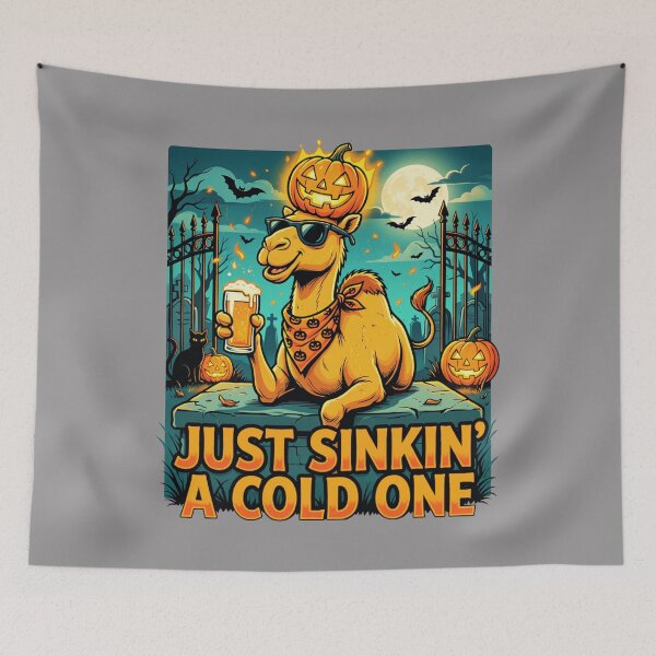 Item preview, Quirky Camel Beer Gift – Funny Halloween Drinking Design – Funny Beer T-Shirt designed and sold by Grang Art Artistic Designs.