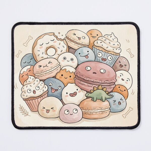 Item preview, Cute Dessert Spirits Pile Kawaii Sweets and Donuts designed and sold by DuckOddity.