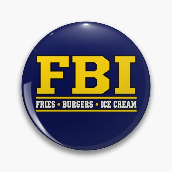 Item preview, FBI Fries Burgers Ice Cream Funny Food Lover designed and sold by ZIGLWORKS.