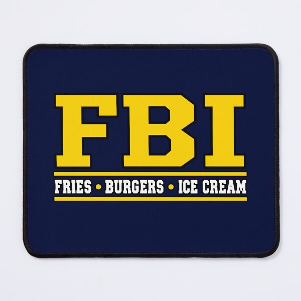 Item preview, FBI Fries Burgers Ice Cream Funny Food Lover designed and sold by ZIGLWORKS.