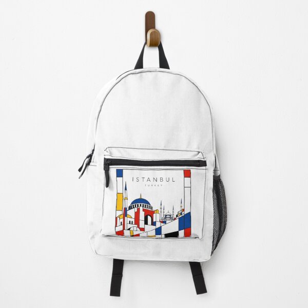 Item preview, Istanbul Mondrian style poster 3D designed and sold by CMYKStudio.