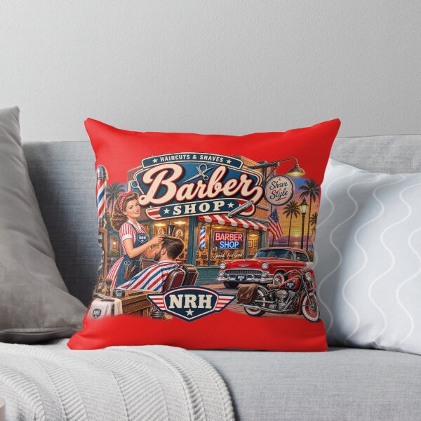 Item preview, Retro Vintage Hair Salon Poster designed and sold by Normandy Road Heritage.
