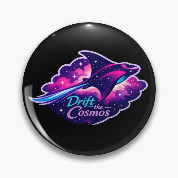 Item preview, Neon Manta Gliding Through the Stars  designed and sold by Sketchlegacy.