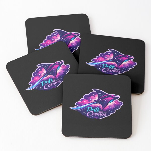 Item preview, Neon Manta Gliding Through the Stars  designed and sold by Sketchlegacy.