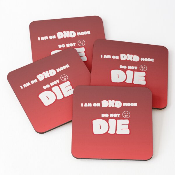Item preview, DND MODE - DO NOT DIE DESIGN BY STUDIO CHIC designed and sold by Studio Chic by Rooh.