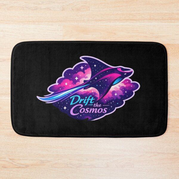 Item preview, Neon Manta Gliding Through the Stars  designed and sold by Sketchlegacy.