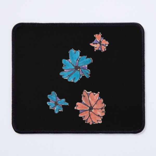 Item preview, Hand Drawn Minimalist Blue And Orange Floral Botanical Sketch Art designed and sold by PhocoNibict.