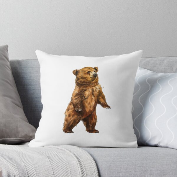 Item preview, Bear Cub | Cute Woodland Animal Watercolor Art designed and sold by Mandayartstudio.