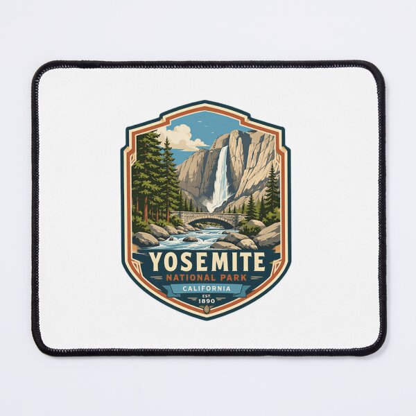 Item preview, Yosemite National Park California Est 1890 National Park Traveler Outdoors Explorer designed and sold by Simsimah26Parks.