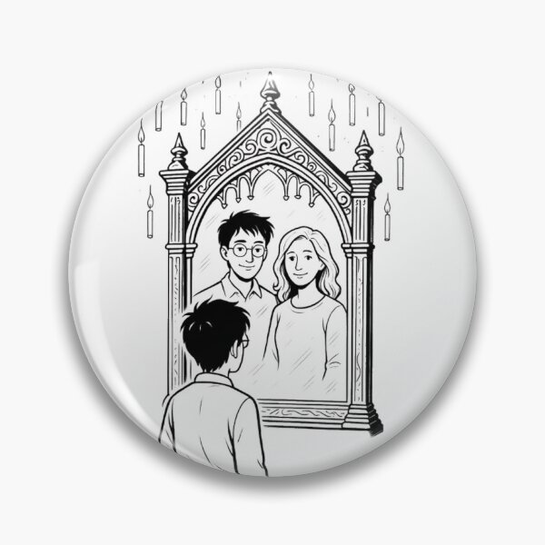 Item preview, The Mirror of Erised -What the Heart Desires harry potter  designed and sold by Slame Graphic Studio.