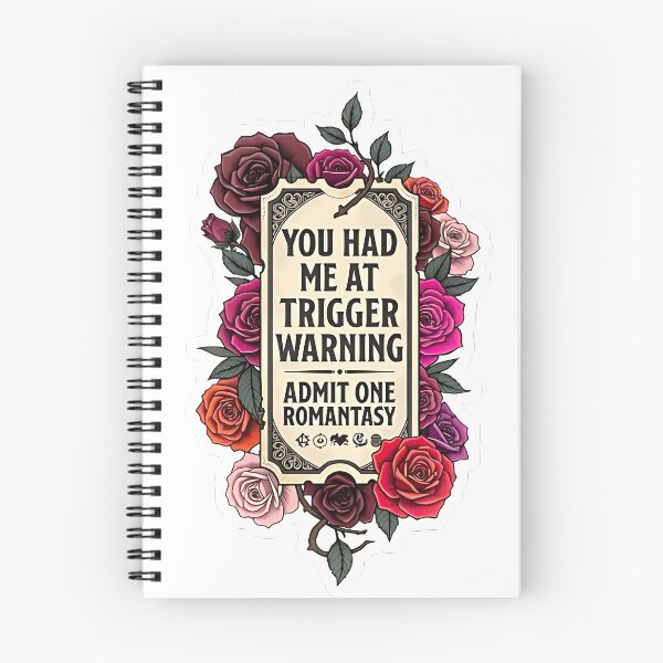 Item preview, You Had Me At Trigger Warning Romantasy designed and sold by AlruanceStudio.
