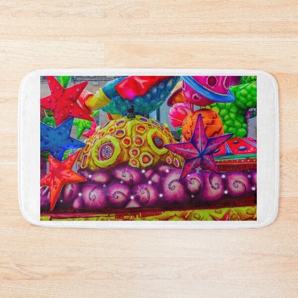 Item preview, Colorful Carnival Parade Float With Giant Starfish, Planets and Abstract Underwater Sculptures designed and sold by Nmallia.