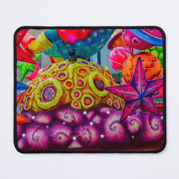 Item preview, Colorful Carnival Parade Float With Giant Starfish, Planets and Abstract Underwater Sculptures designed and sold by Nmallia.