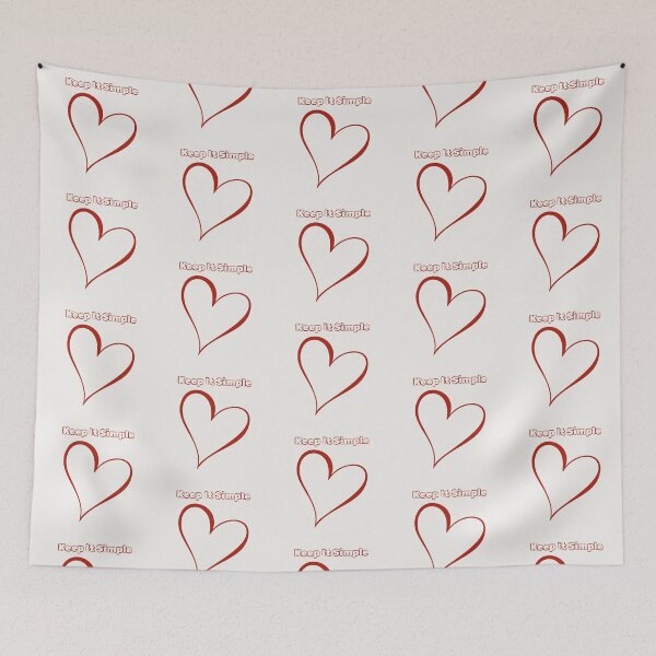 Item preview, Keep It Simple - Heart Pattern 12 designed and sold by StefanStudioArt.