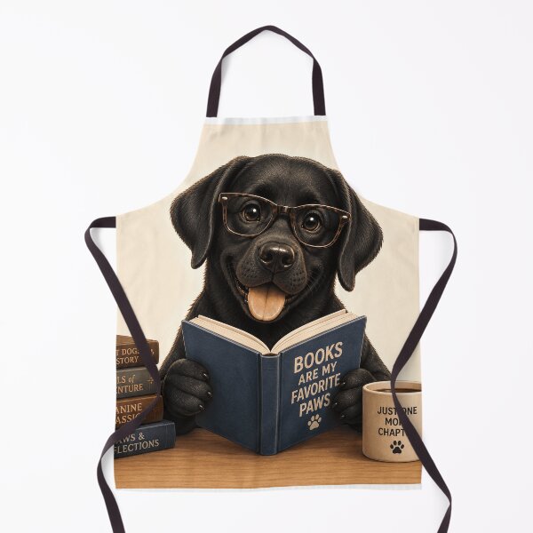 Item preview, Bookworm Lab – Book-Loving Labrador designed and sold by Goodthingstree.