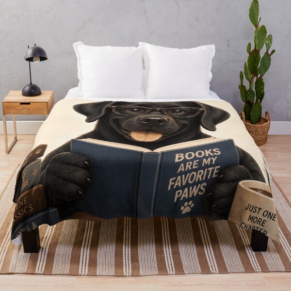 Item preview, Bookworm Lab – Book-Loving Labrador designed and sold by Goodthingstree.
