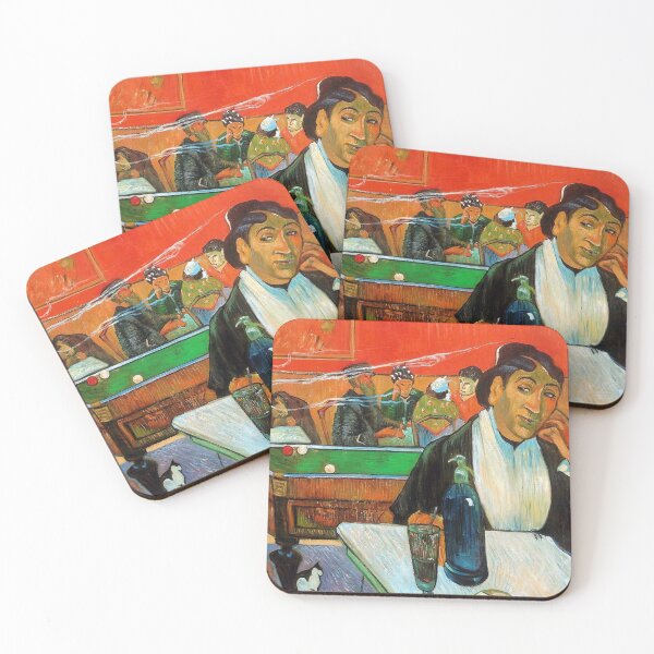 Item preview, Paul Gauguin Art Print, Post Impressionist Café Painting, Night Café in Arles for Art Lovers designed and sold by RickE.
