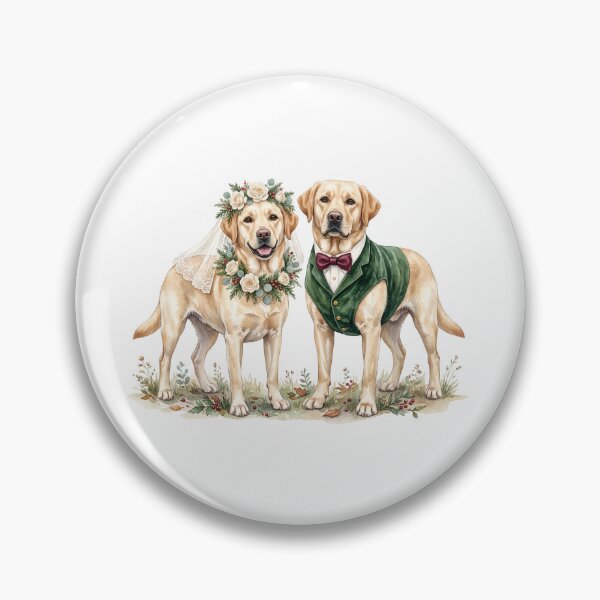 Item preview, Labrador Wedding Couple Art designed and sold by Roy & Tiffany.