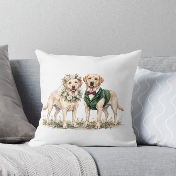 Item preview, Labrador Wedding Couple Art designed and sold by Roy & Tiffany.