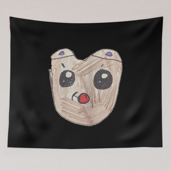 Item preview, Cute Hand Drawn Aesthetic Bear Frog Doodle Kawaii Character Mascot Artwork designed and sold by ObukiLantara.