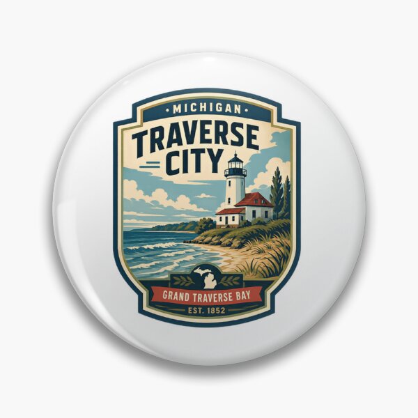 Item preview, Michigan Traverse City Grand Traverse Bay Est 1852 Local Resident Vacationer designed and sold by Simsimah26Parks.