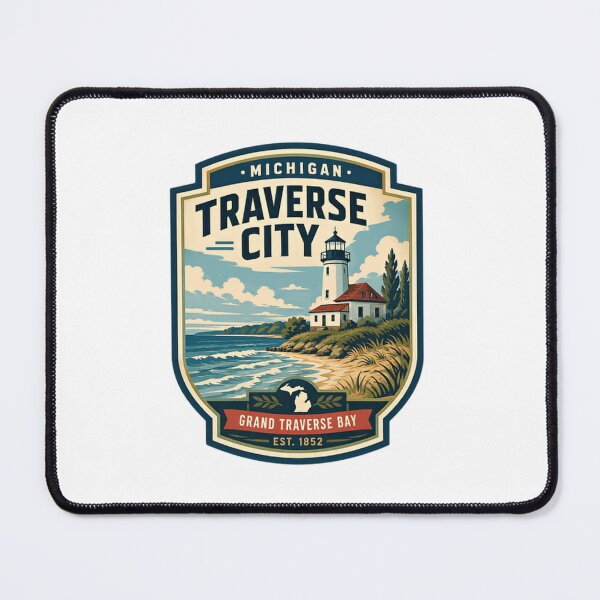 Item preview, Michigan Traverse City Grand Traverse Bay Est 1852 Local Resident Vacationer designed and sold by Simsimah26Parks.
