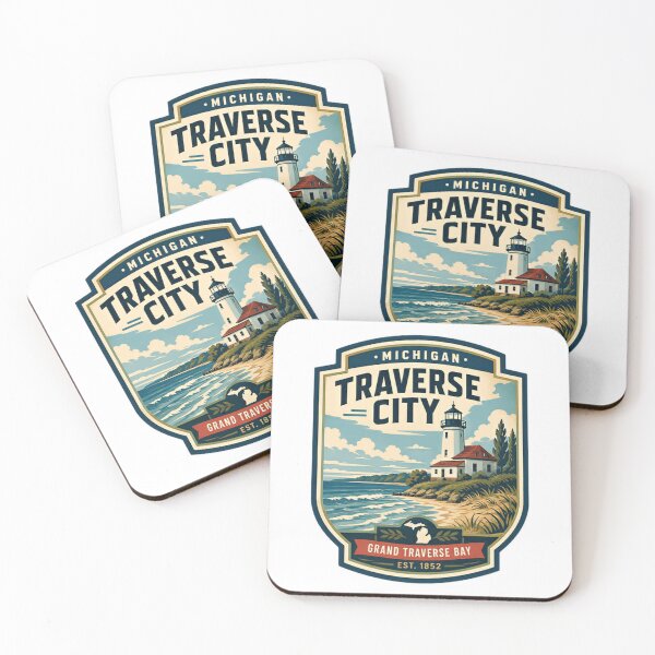 Item preview, Michigan Traverse City Grand Traverse Bay Est 1852 Local Resident Vacationer designed and sold by Simsimah26Parks.