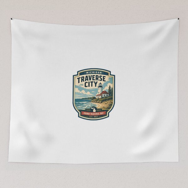 Item preview, Michigan Traverse City Grand Traverse Bay Est 1852 Local Resident Vacationer designed and sold by Simsimah26Parks.
