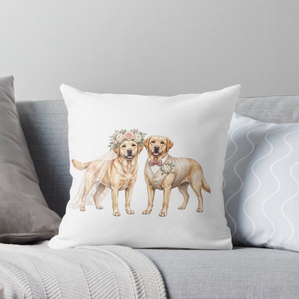 Item preview, Yellow Lab Wedding Couple designed and sold by Roy & Tiffany.