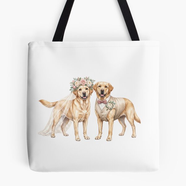 Item preview, Yellow Lab Wedding Couple designed and sold by Roy & Tiffany.