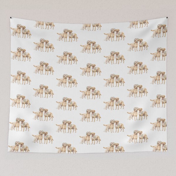 Item preview, Yellow Lab Wedding Couple designed and sold by Roy & Tiffany.