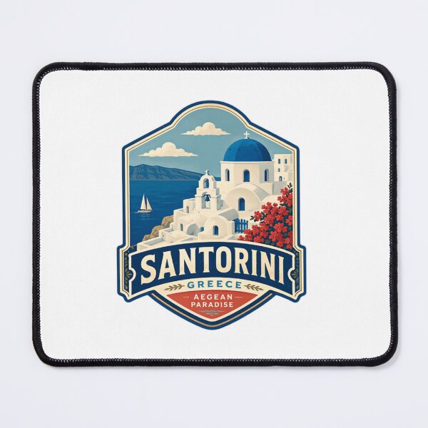 Item preview, Santorini Greece Aegean Paradise Travel Vacation Souvenir designed and sold by Simsimah26Parks.