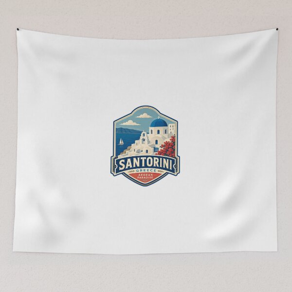 Item preview, Santorini Greece Aegean Paradise Travel Vacation Souvenir designed and sold by Simsimah26Parks.