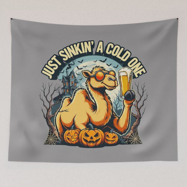 Item preview, Camel Beer Quirky Gift – Funny Halloween Drinking Design – Funny Beer T-Shirt designed and sold by Grang Art Artistic Designs.