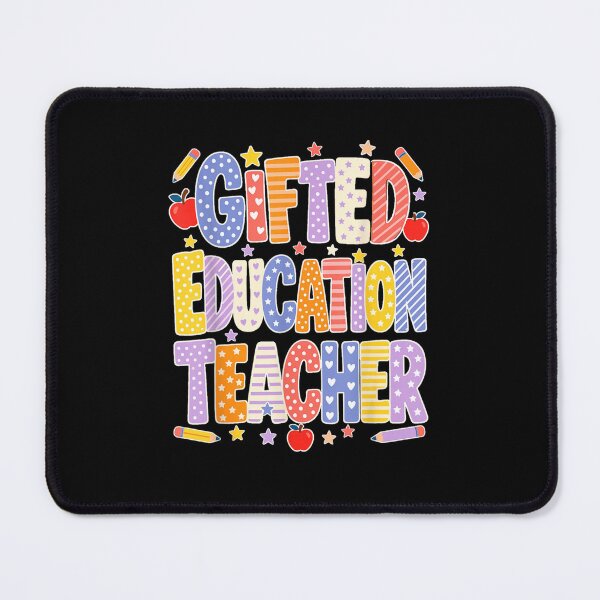 Item preview, Gifted Education Teacher Back To School Typography Rainbow Classroom Appreciation Gift designed and sold by ObukiLantara.
