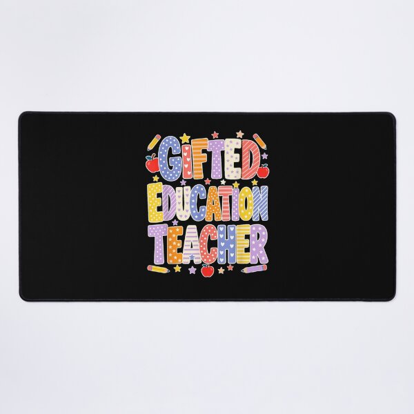 Item preview, Gifted Education Teacher Back To School Typography Rainbow Classroom Appreciation Gift designed and sold by ObukiLantara.