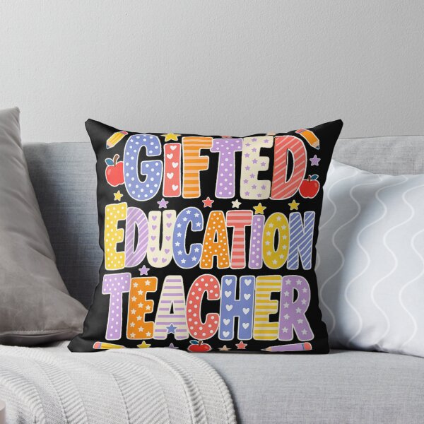 Item preview, Gifted Education Teacher Back To School Typography Rainbow Classroom Appreciation Gift designed and sold by ObukiLantara.