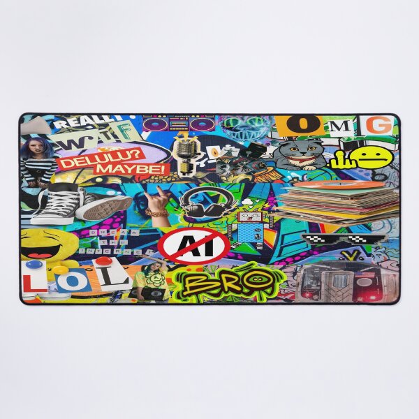 Item preview, Y2K Urban Streetwear Collage - Cyber Grunge & Internet Culture Art designed and sold by Side By Side Studio.