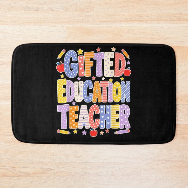 Item preview, Gifted Education Teacher Back To School Typography Rainbow Classroom Appreciation Gift designed and sold by ObukiLantara.