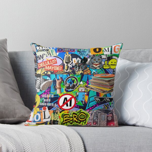 Item preview, Y2K Urban Streetwear Collage - Cyber Grunge & Internet Culture Art designed and sold by Side By Side Studio.