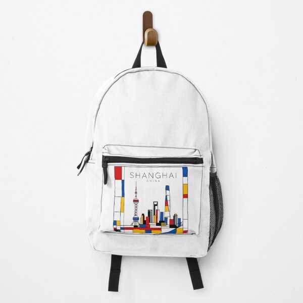 Item preview, Shangai Mondrian style poster 3D designed and sold by CMYKStudio.