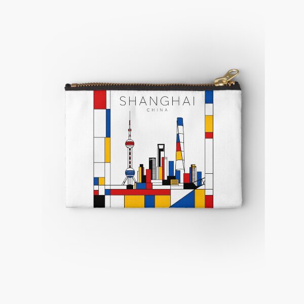 Item preview, Shangai Mondrian style poster 3D designed and sold by CMYKStudio.