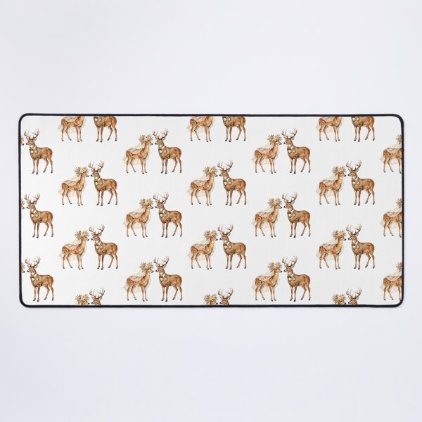 Item preview, Deer Wedding Couple Art designed and sold by Roy & Tiffany.