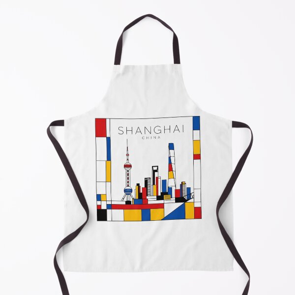 Item preview, Shangai Mondrian style poster 3D designed and sold by CMYKStudio.
